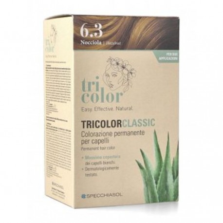 TRICOLOR CLASSIC 6,3 NOCCIOLA 2 TUBI 50 ML + 2 SHAKER 50 ML+ 4 BUSTINE 8 ML