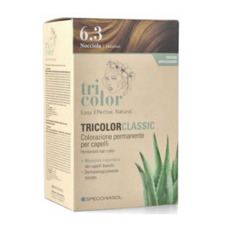 TRICOLOR CLASSIC 6,3 NOCCIOLA 2 TUBI 50 ML + 2 SHAKER 50 ML+ 4 BUSTINE 8 ML