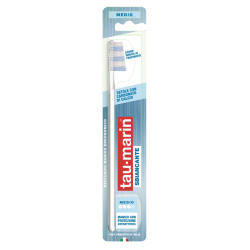 Taumarin Spazzolino Medio Professional White con Antibatterico