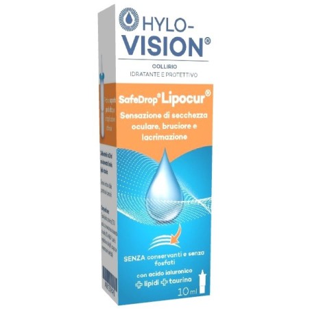 Hylovision Safe Drop Lipocur Collirio umettante protettivo 10 ml Hylovision Safe Drop Lipocur Collirio umettante protettivo 10 ml