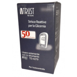 STRISCE MISURAZIONE GLICEMIA VTRUST TD-4279 GLUC 50 PEZZI