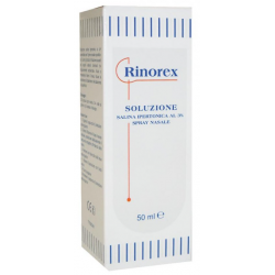 Flacone da 50ml di Spray Nasale Soluzione Salina Da Rinorex