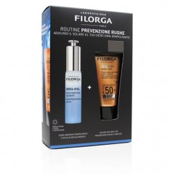 Filorga cofanetto Zero Rughe - Hydra Hyal siero viso rimpolpante + UV-Bronze crema solare viso spf50+