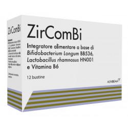 Alfasigma Zircombi integratore per la flora batterica intestinale 12 bustine 1,5 g