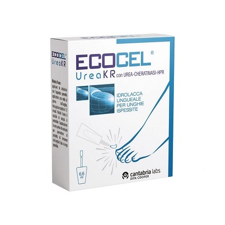 Ecocel Urea KR idrolacca ungueale per unghie ispessite 6,6 ml