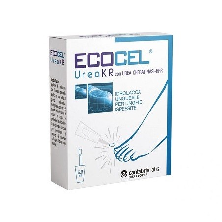 Ecocel Urea KR idrolacca ungueale per unghie ispessite 6,6 ml Ecocel Urea KR idrolacca ungueale per unghie ispessite 6,6 ml