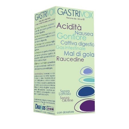 Deakos Gastrivox integratore con estratti botanici per la digestione 200 ml Deakos Gastrivox integratore con estratti botanici per la digestione 200 ml