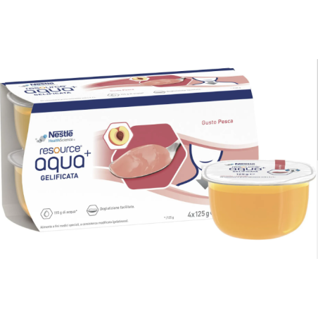 RESOURCE AQUA ACQUA GELIFICATA+PEACH CUP 6 4X125 G RESOURCE AQUA ACQUA GELIFICATA+PEACH CUP 6 4X125 G