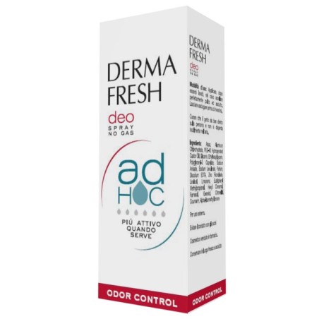 Dermafresh Hoc Odor Control Deodorante spray alta efficacia contro i cattivi odori 100 ml Dermafresh Hoc Odor Control Deodorante spray alta efficacia contro i cattivi odori 100 ml