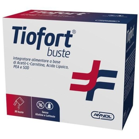 Tiofort Integratore Antiossidante per il Sistema Nervoso 30 buste Tiofort Integratore Antiossidante per il Sistema Nervoso 30 buste