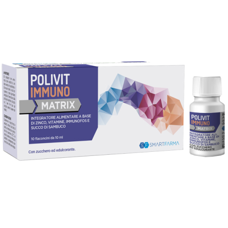 POLIVIT IMMUNO MATRIX 10 FLACONCINI DA 10 ML POLIVIT IMMUNO MATRIX 10 FLACONCINI DA 10 ML