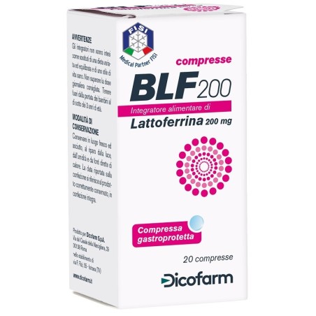 BLF 200 Integratore Alimentare a Base di Lattoferrina - 20 Compresse BLF 200 Integratore Alimentare a Base di Lattoferrina - 20 Compresse