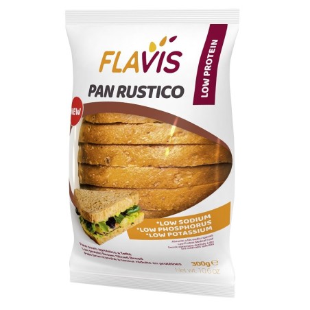 Schar Flavis Pan rustico aproteico scuro a fette con semi di papavero 300 g Schar Flavis Pan rustico aproteico scuro a fette con semi di papavero 300 g