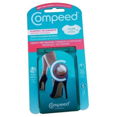 Compeed Veschiche Tacchi Alti - Cerotto per le vesciche da tacchi 5 pezzi Compeed Veschiche Tacchi Alti - Cerotto per le vesciche da tacchi 5 pezzi