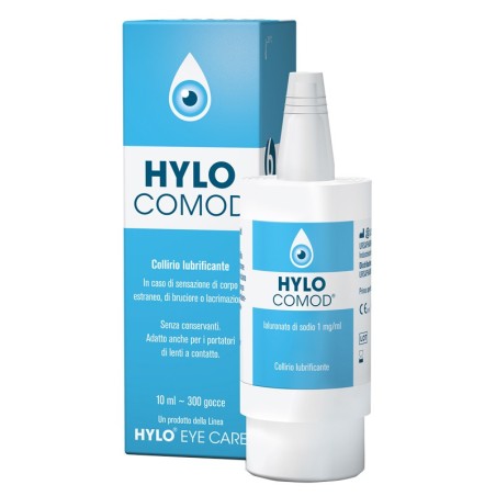 Hylo Comod collirio con acido ialuronico per secchezza oculare 10ml Hylo Comod collirio con acido ialuronico per secchezza oculare 10ml