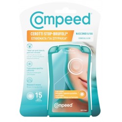 Compeed Stop Brufoli Nascondi e Vai - Cerotti coprenti per i brufoli 15 pezzi