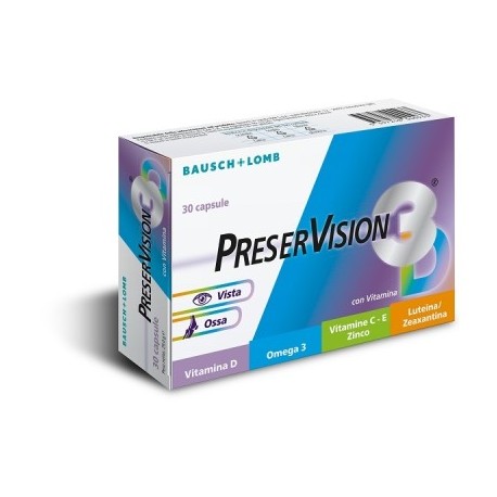 Bausch Preservision 3D integratore per il benessere della vista 30 capsule molli