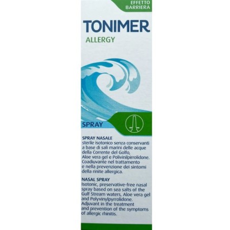 Tonimer Allergy spray nasale decongestionante per rinite allergica 20 ml Tonimer Allergy spray nasale decongestionante per rinite allergica 20 ml