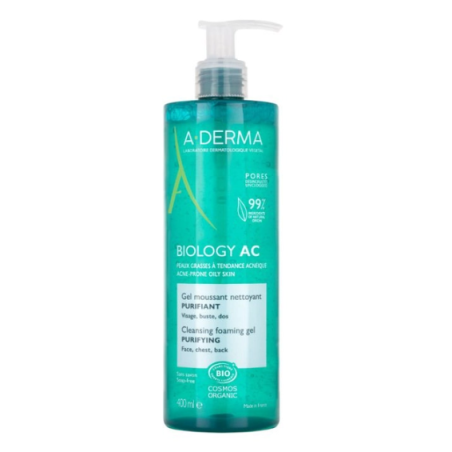 A-Derma Biology AC Gel Detergente 400 ml A-Derma Biology AC Gel Detergente 400 ml