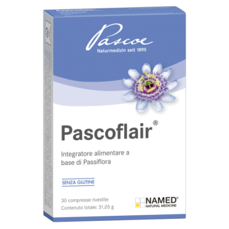 Named Pascoflair integratore con passiflora per il benessere mentale 30 compresse Named Pascoflair integratore con passiflora per il benessere mentale 30 compresse
