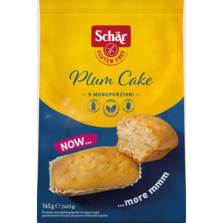 Schar Plum Cake senza gluitne soffici e gustosi 5 monoporzioni 165 g Schar Plum Cake senza gluitne soffici e gustosi 5 monoporzioni 165 g