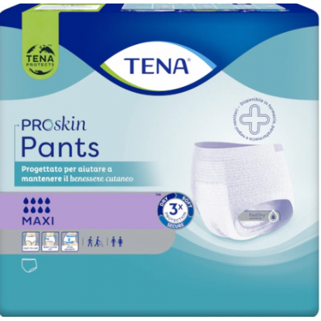 PANNOLONE PER INCONTINENZA TENA PANTS MAXI LARGE 8 PEZZI