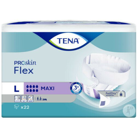 PANNOLONE PER INCONTINENZA TENA FLEX MAXI LARGE 22 PEZZI