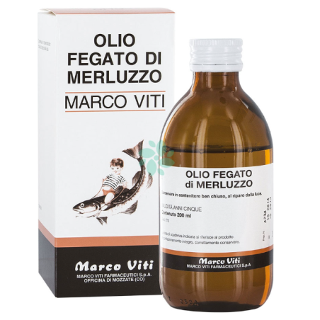 OLIO DI FEGATO DI MERLUZZO 200 ML OLIO DI FEGATO DI MERLUZZO 200 ML
