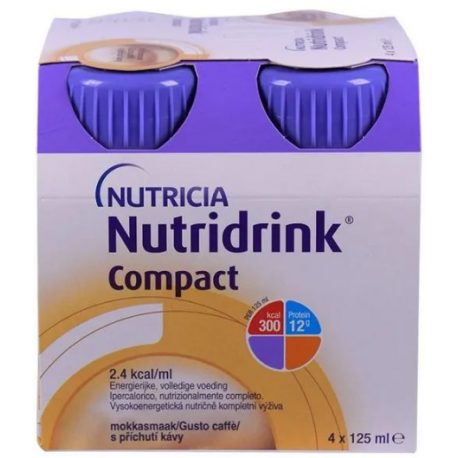 NUTRICIA NUTRIDRINK COMPACT GUSTO CAFFE' 4 BOTTIGLIE DA 125ML