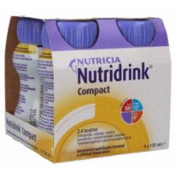 NUTRICIA NUTRIDRINK COMPACT GUSTO BANANA 4 BOTTIGLIE DA 125ML