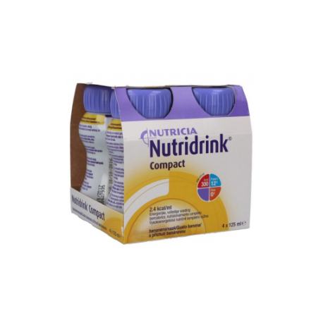 NUTRICIA NUTRIDRINK COMPACT GUSTO BANANA 4 BOTTIGLIE DA 125ML