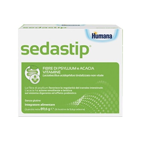 Sedastip Vaniglia 16 Bustine Fermenti e Fibre Contro la Stitichezza