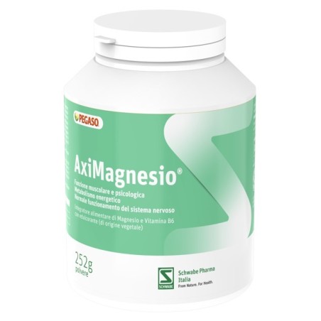 Pegaso AxiMagnesio Integratore con 8 tipi di Magnesio in polvere 252g Pegaso AxiMagnesio Integratore con 8 tipi di Magnesio in polvere 252g
