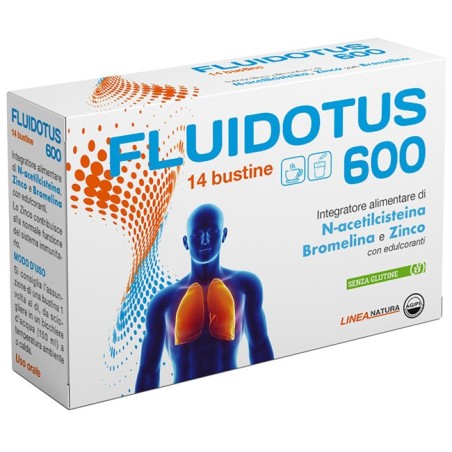 Agips Farmaceutici Fluidotus 600 Integratore per le Vie Respiratorie 14 bustine Agips Farmaceutici Fluidotus 600 Integratore per le Vie Respiratorie 14 bustine