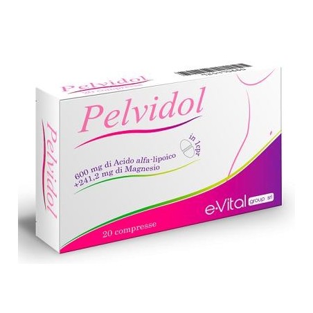 E. Vitalgroup Pelvidol integratore per dismenorrea e sindrome premestruale 20 compresse E. Vitalgroup Pelvidol integratore per dismenorrea e sindrome premestruale 20 compresse