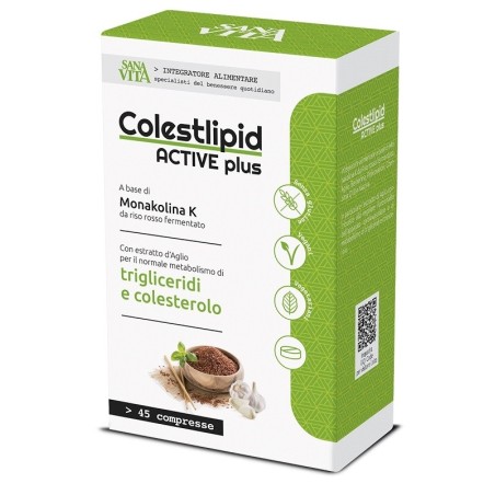 Colestlipid Active Plus integratore per trigliceridi e colesterolo 45 compresse Colestlipid Active Plus integratore per trigliceridi e colesterolo 45 compresse