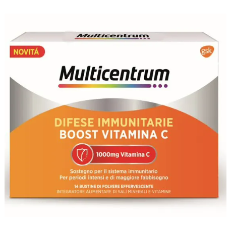 MULTICENTRUM DIFESE IMMUNITARIE BOOST VITAMINA C 14 BUSTINE