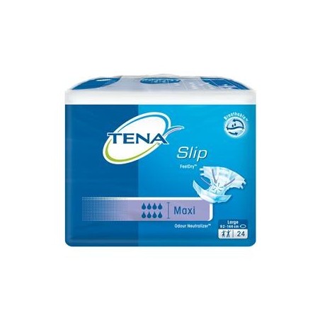 Tena Slip Maxi Pannolino Assorbente per Incontenza Taglia L 24 Pezzi Tena Slip Maxi Pannolino Assorbente per Incontenza Taglia L 24 Pezzi