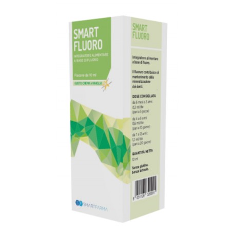 Smart Fluoro integratore per mineralizzazione dei denti 10 ml gusto vaniglia