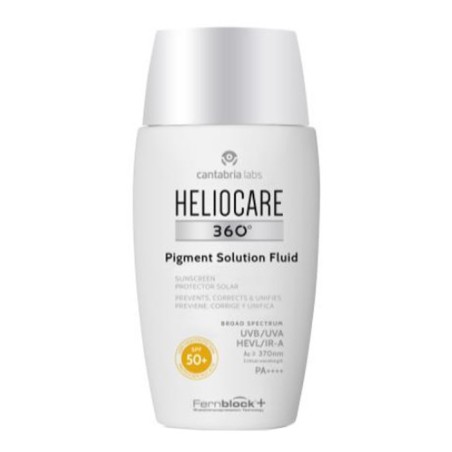 Cantabria Labs Heliocare 360 Pigment Solution SPF50+ fluido ultraleggero uniformante 50 ml Cantabria Labs Heliocare 360 Pigment Solution SPF50+ fluido ultraleggero uniformante 50 ml