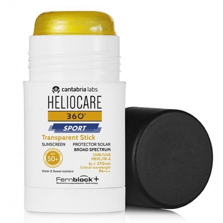 Difa Cooper Heliocare 360 Sport Transparent Stick protezione solare SPF50+ 25 g