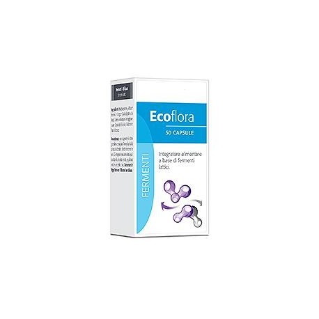 EcoFlora 50 Capsule - Integratore Alimentare Per La Flora Intestinale