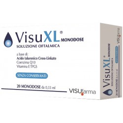 VisuXL Monodose Soluzione oftalmica lubrificante e antiossidante 20 monodose