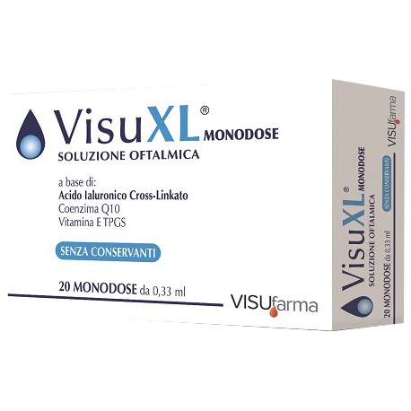 VisuXL Monodose Soluzione oftalmica lubrificante e antiossidante 20 monodose