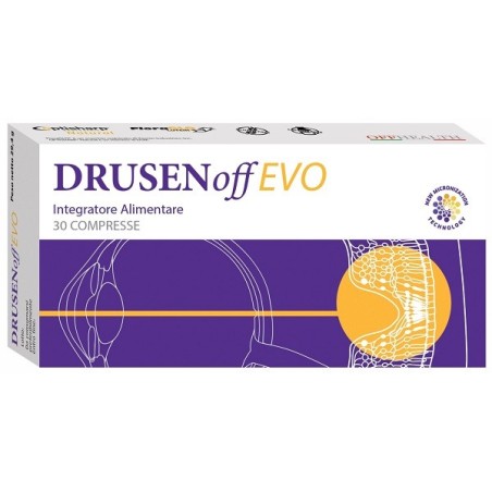 Offhealth Drusenoff Evo integratore per gli occhi 30 compresse Offhealth Drusenoff Evo integratore per gli occhi 30 compresse