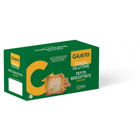 Giusto Senza Glutine Fette Biscottate dorate e croccanti 150 g