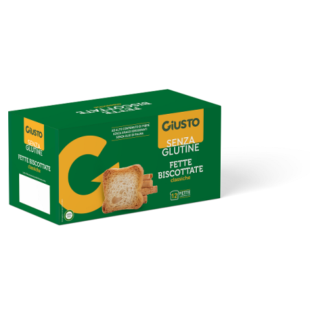 Giusto Senza Glutine Fette Biscottate dorate e croccanti 150 g Giusto Senza Glutine Fette Biscottate dorate e croccanti 150 g