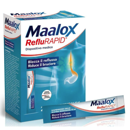 MAALOX REFLURAPID 20 BUSTINE DA 10 ML TAGLIO PREZZO MAALOX REFLURAPID 20 BUSTINE DA 10 ML TAGLIO PREZZO