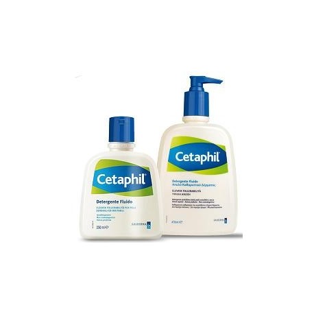 Cetaphil detergente fluido viso corpo delicato per pelli secche sensibili 470 ml