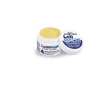 LetiBalm Adulti Balsamo Riparatore e Protettivo Naso e Labbra 10 ml LetiBalm Adulti Balsamo Riparatore e Protettivo Naso e Labbra 10 ml